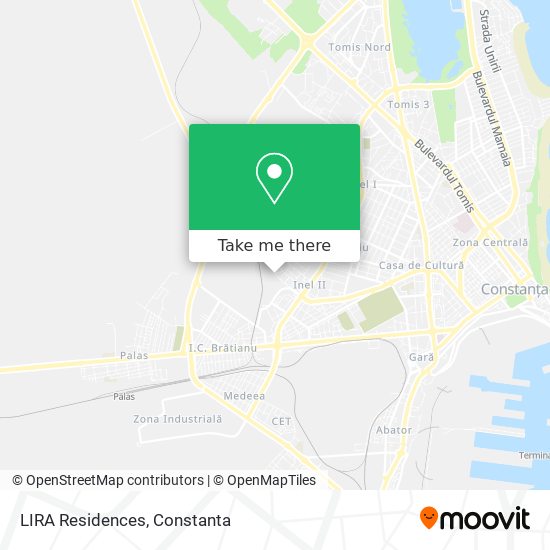 LIRA Residences map