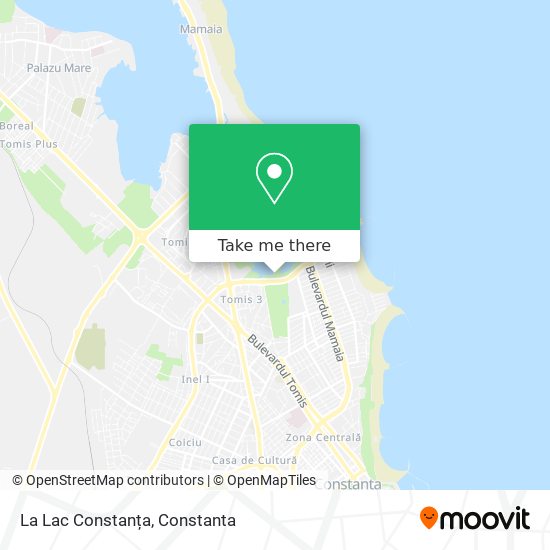 La Lac Constanța map