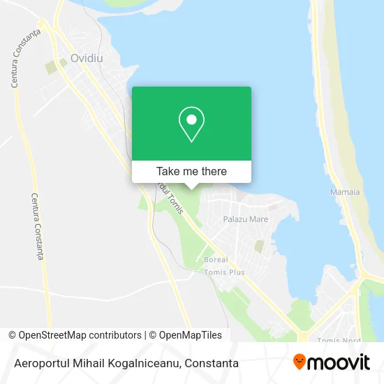 Aeroportul  Mihail Kogalniceanu map