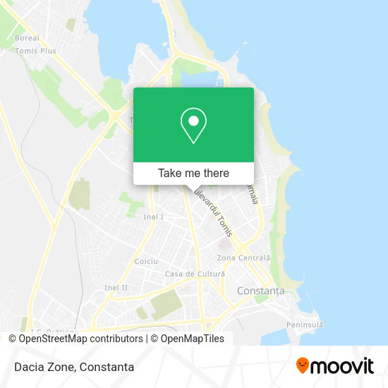 Dacia Zone map