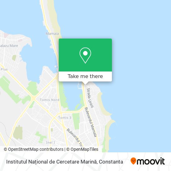 Institutul Național de Cercetare Marină map