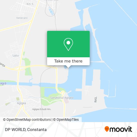 DP WORLD map