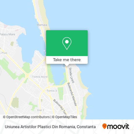 Uniunea Artistilor Plastici Din Romania map