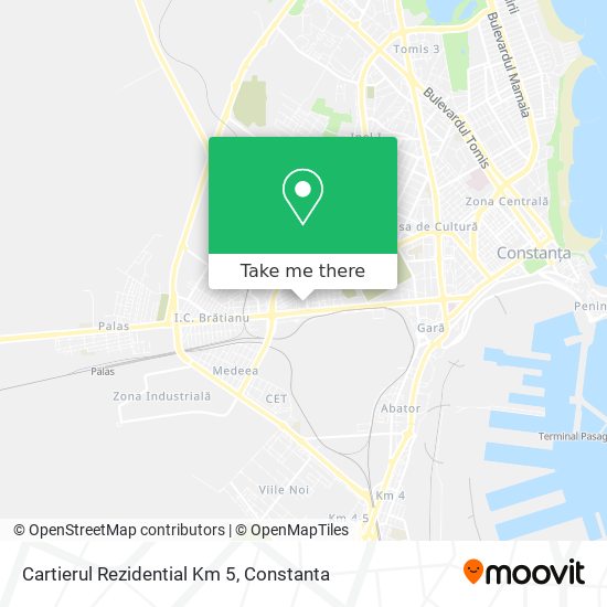 Cartierul Rezidential Km 5 map