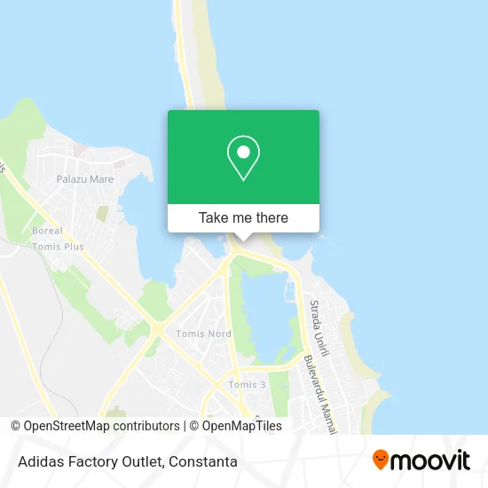 Adidas Factory Outlet map