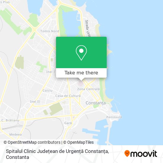 Spitalul Clinic Județean de Urgență Constanța map