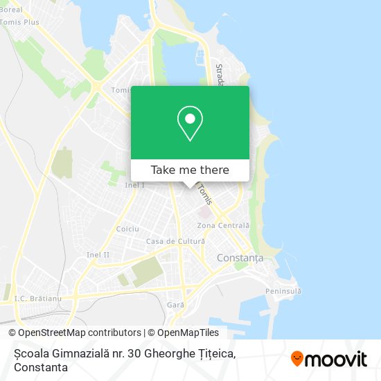 Școala Gimnazială nr. 30  Gheorghe Țițeica map