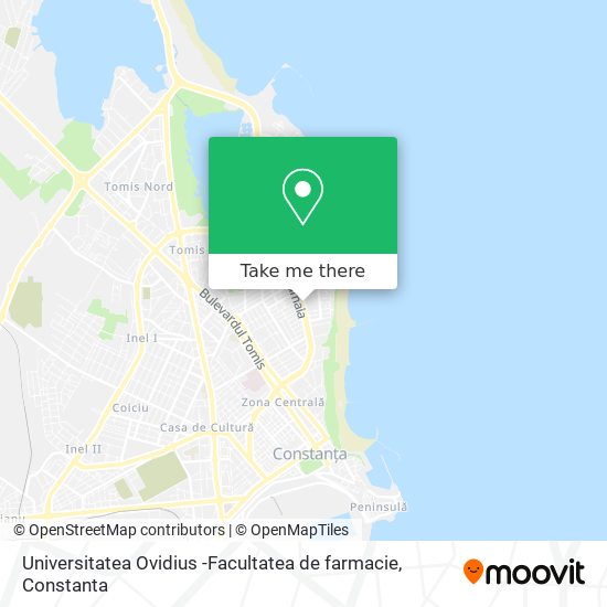 Universitatea Ovidius -Facultatea de farmacie map
