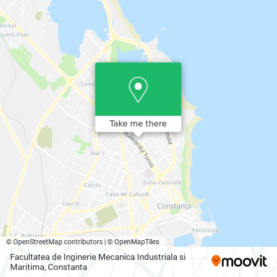 Facultatea de Inginerie Mecanica Industriala si Maritima map