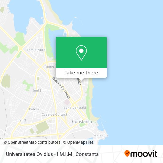 Universitatea Ovidius - I.M.I.M. map