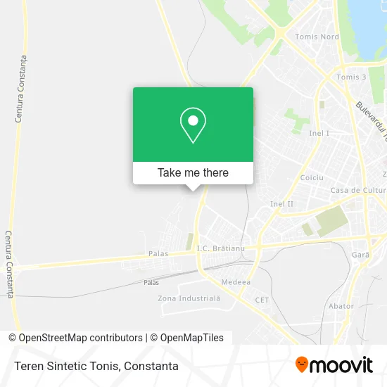 Teren Sintetic Tonis map