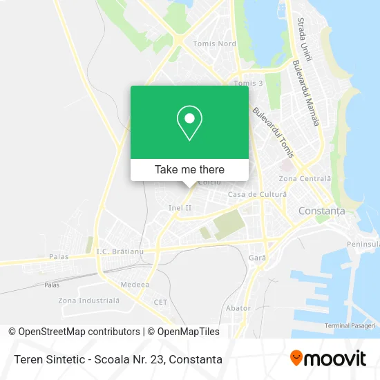 Teren Sintetic - Scoala Nr. 23 map