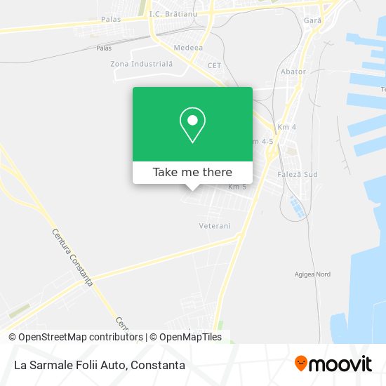 La Sarmale Folii Auto map