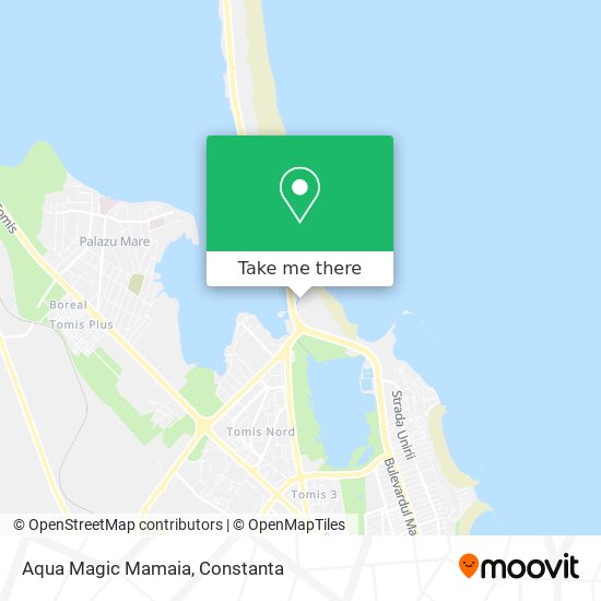 Aqua Magic Mamaia map