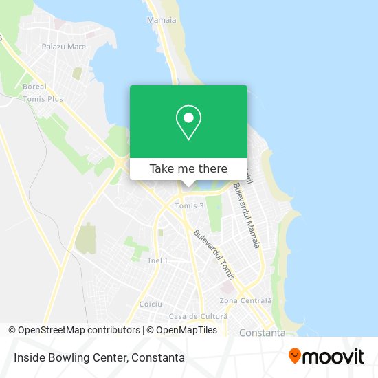 Inside Bowling Center map
