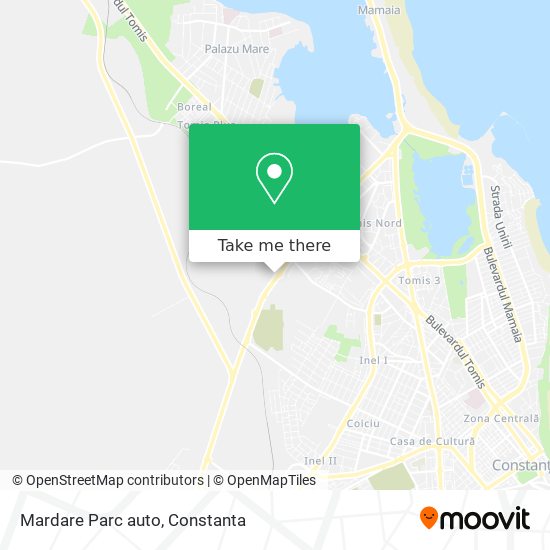 Mardare Parc auto map