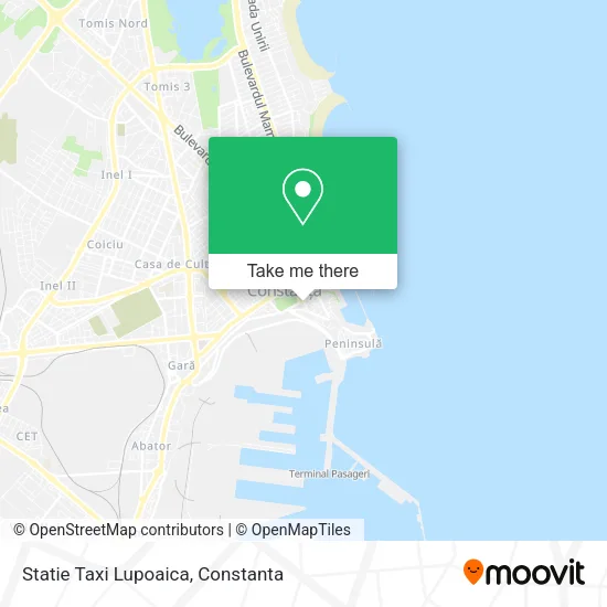 Statie Taxi Lupoaica map