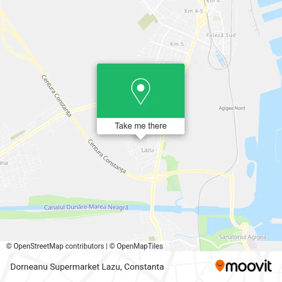Dorneanu Supermarket Lazu map