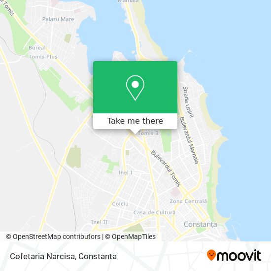 Cofetaria Narcisa map