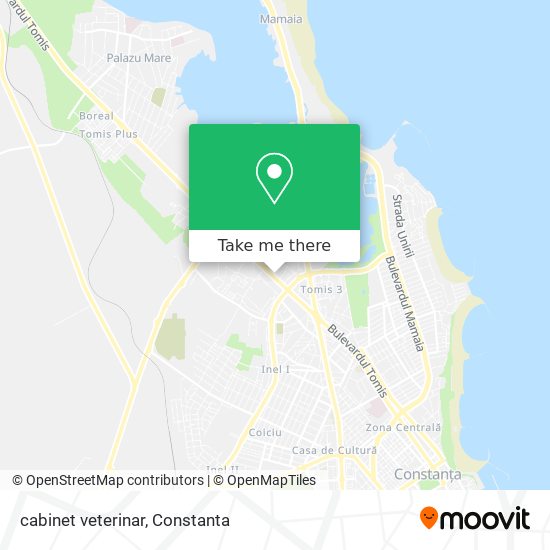 cabinet veterinar map