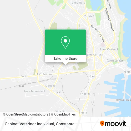 Cabinet Veterinar Individual map