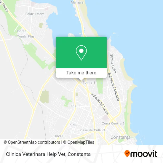 Clinica Veterinara Help Vet map