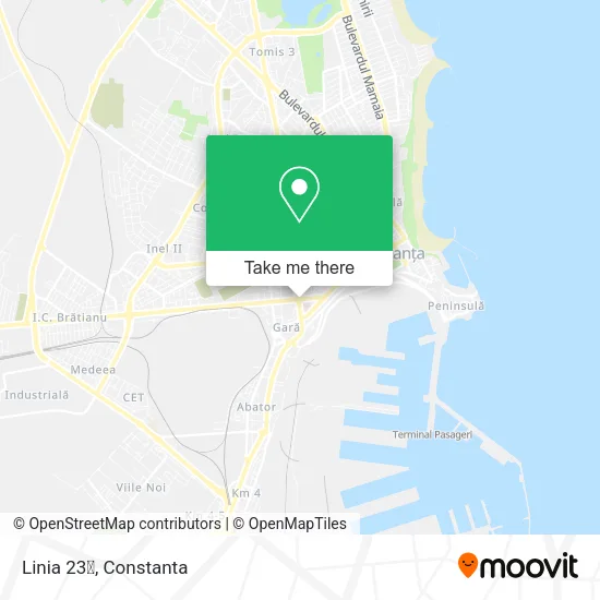 Linia 23 map