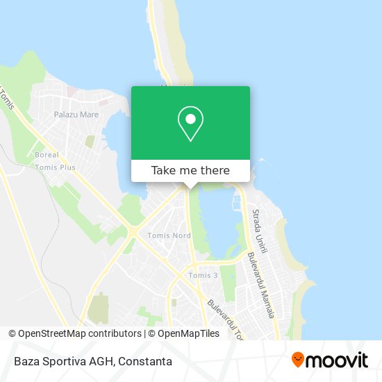 Baza Sportiva AGH map