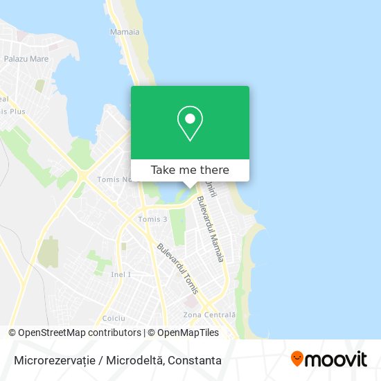 Microrezervație / Microdeltă map