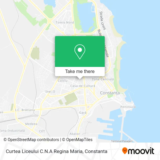 Curtea Liceului C.N.A Regina Maria map