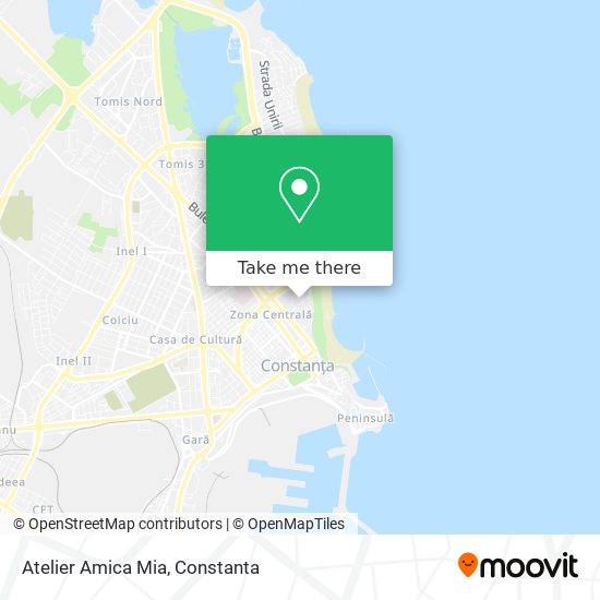 Atelier Amica Mia map