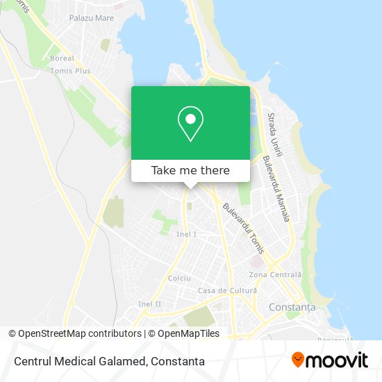 Centrul Medical Galamed map