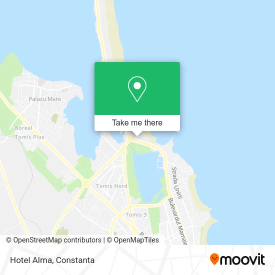 Hotel Alma map