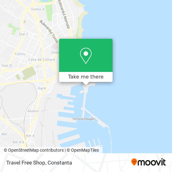 Travel Free Shop map