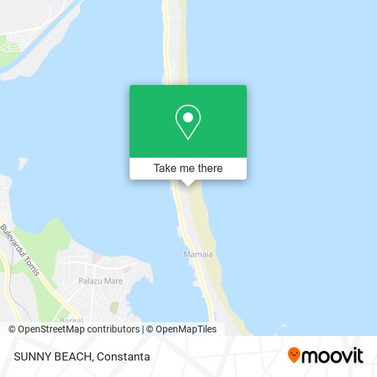 SUNNY  BEACH map