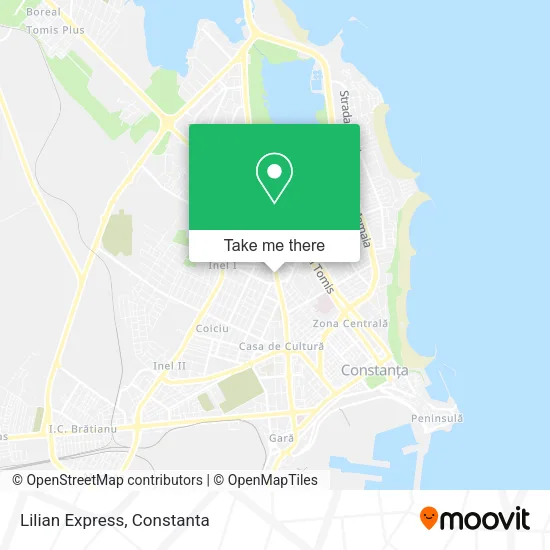 Lilian Express map