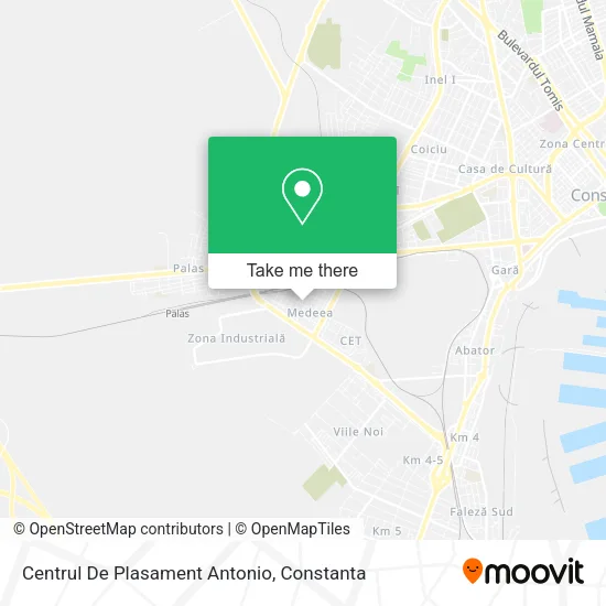 Centrul De Plasament   Antonio map