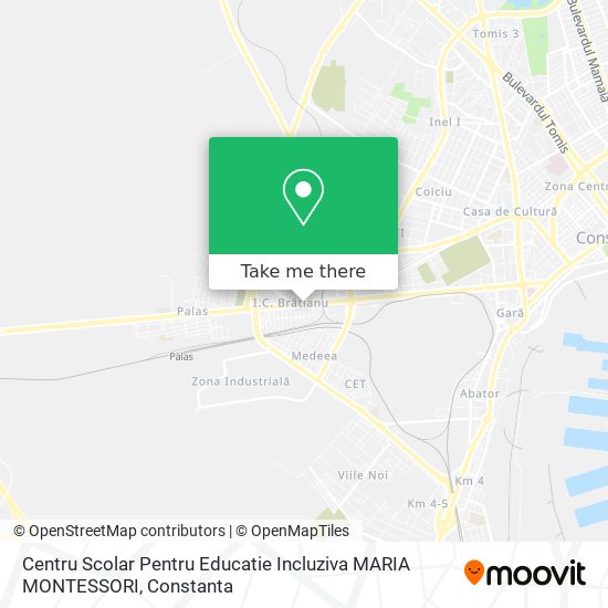 Centru Scolar Pentru Educatie Incluziva MARIA MONTESSORI map