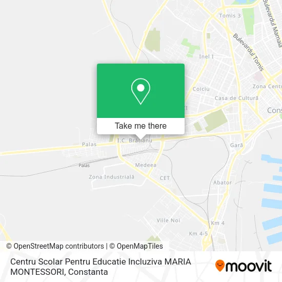 Centru Scolar Pentru Educatie Incluziva MARIA MONTESSORI map