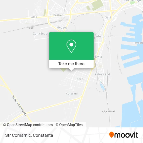 Str Comarnic map