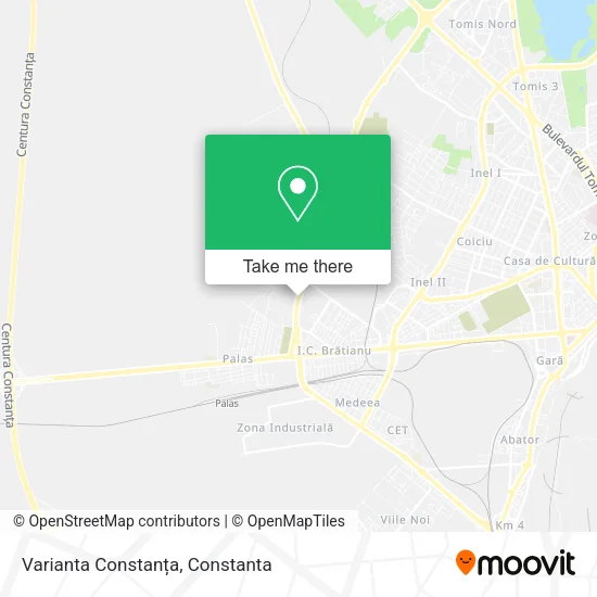 Varianta Constanța map