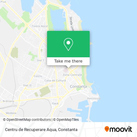 Centru de Recuperare  Aqua map