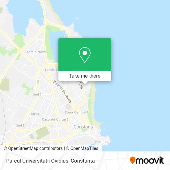 Parcul Universitatii Ovidius map