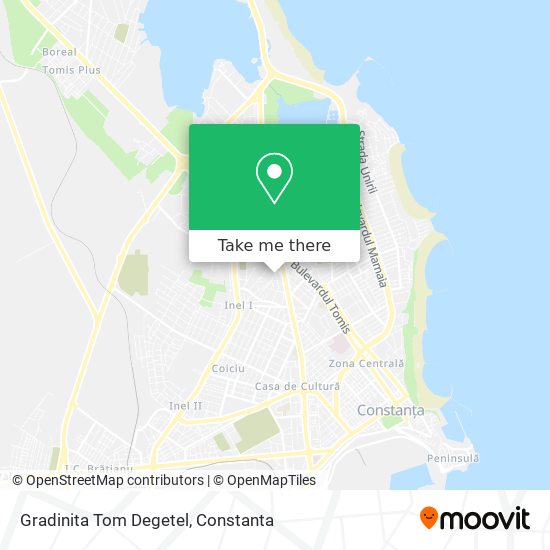 Gradinita Tom Degetel map