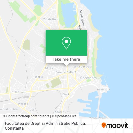 Facultatea de Drept si Administratie Publica map