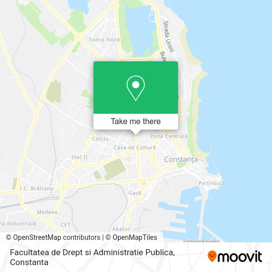 Facultatea de Drept si Administratie Publica map