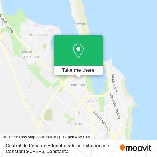 Centrul de Resurse Educationale si Psihosociale Constanta-CREPS map