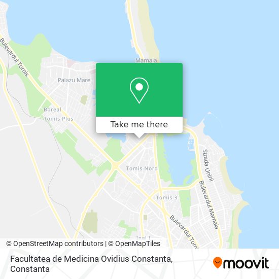 Facultatea de Medicina Ovidius Constanta map