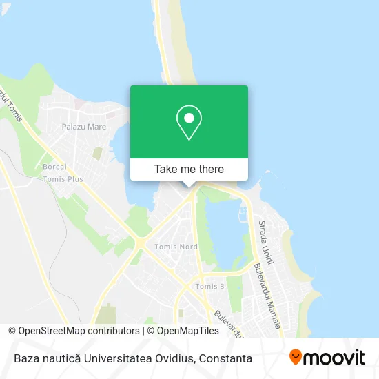Baza nautică Universitatea Ovidius map