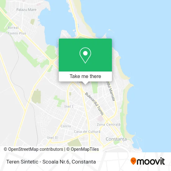 Teren Sintetic - Scoala Nr.6 map